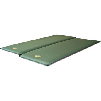 Коврик самонадувающийся ALEXIKA DOUBLE COMFORT темно-зеленый